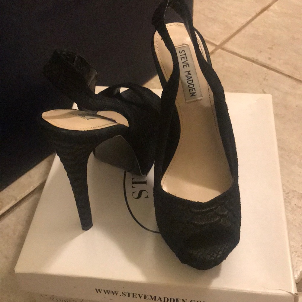 Steve Madden Snakeskin Heels